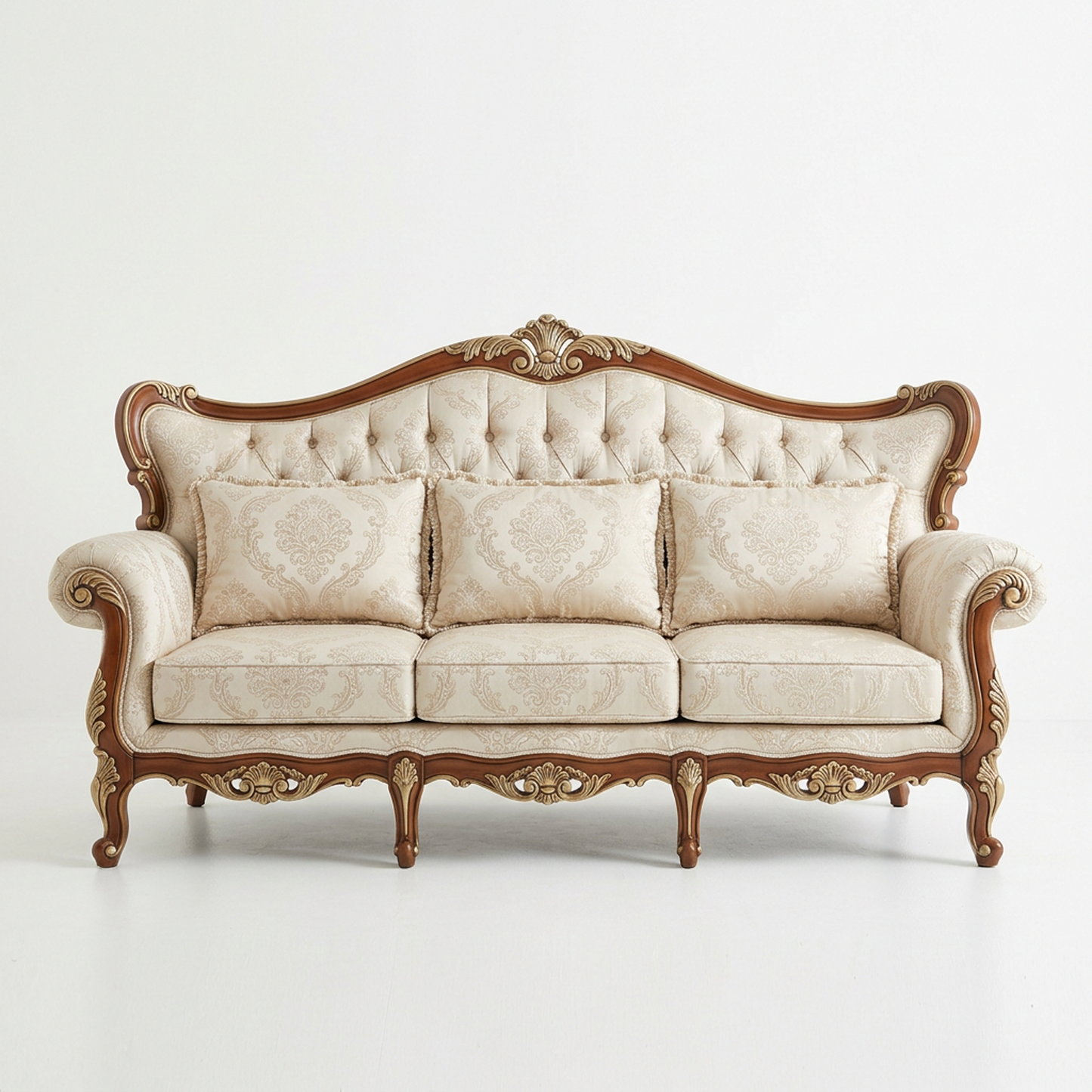 Victorian Vintage 3-Seat Sofa