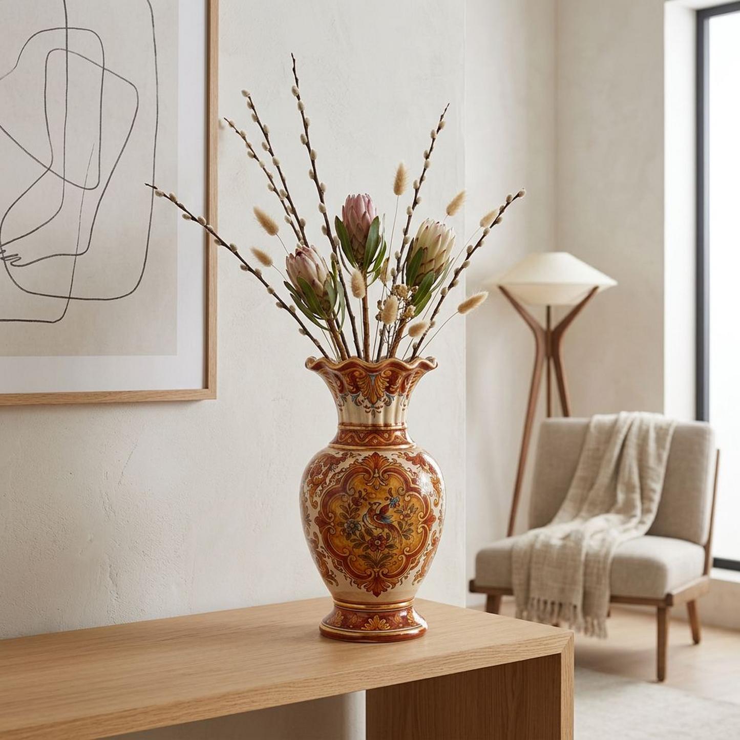 Italian Vintage Ceramic Vase