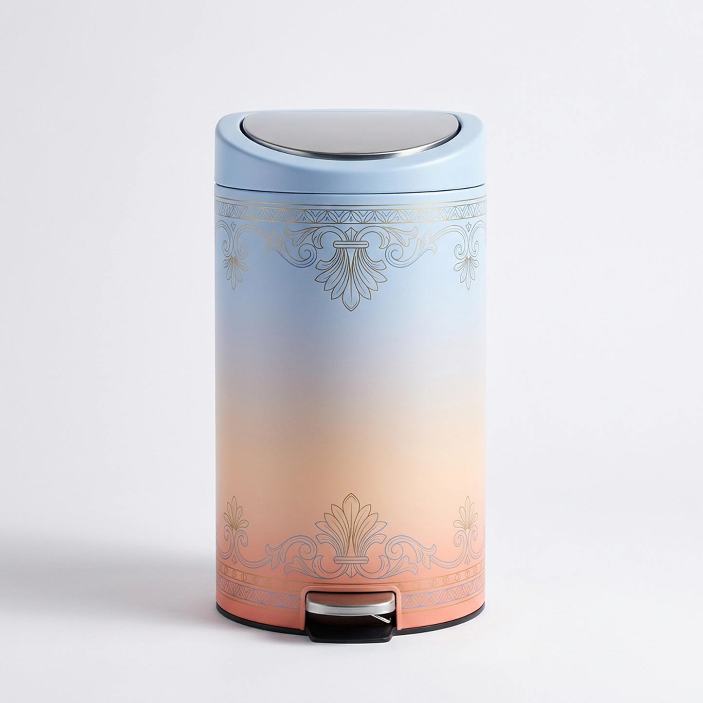 Decorative Metal Pedal Trash Can