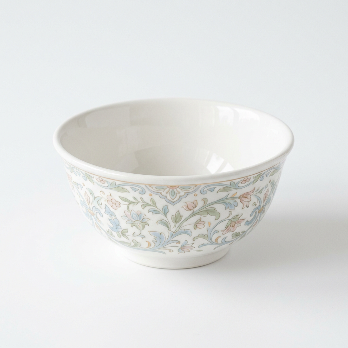 Vintage Floral Ceramic Bowl