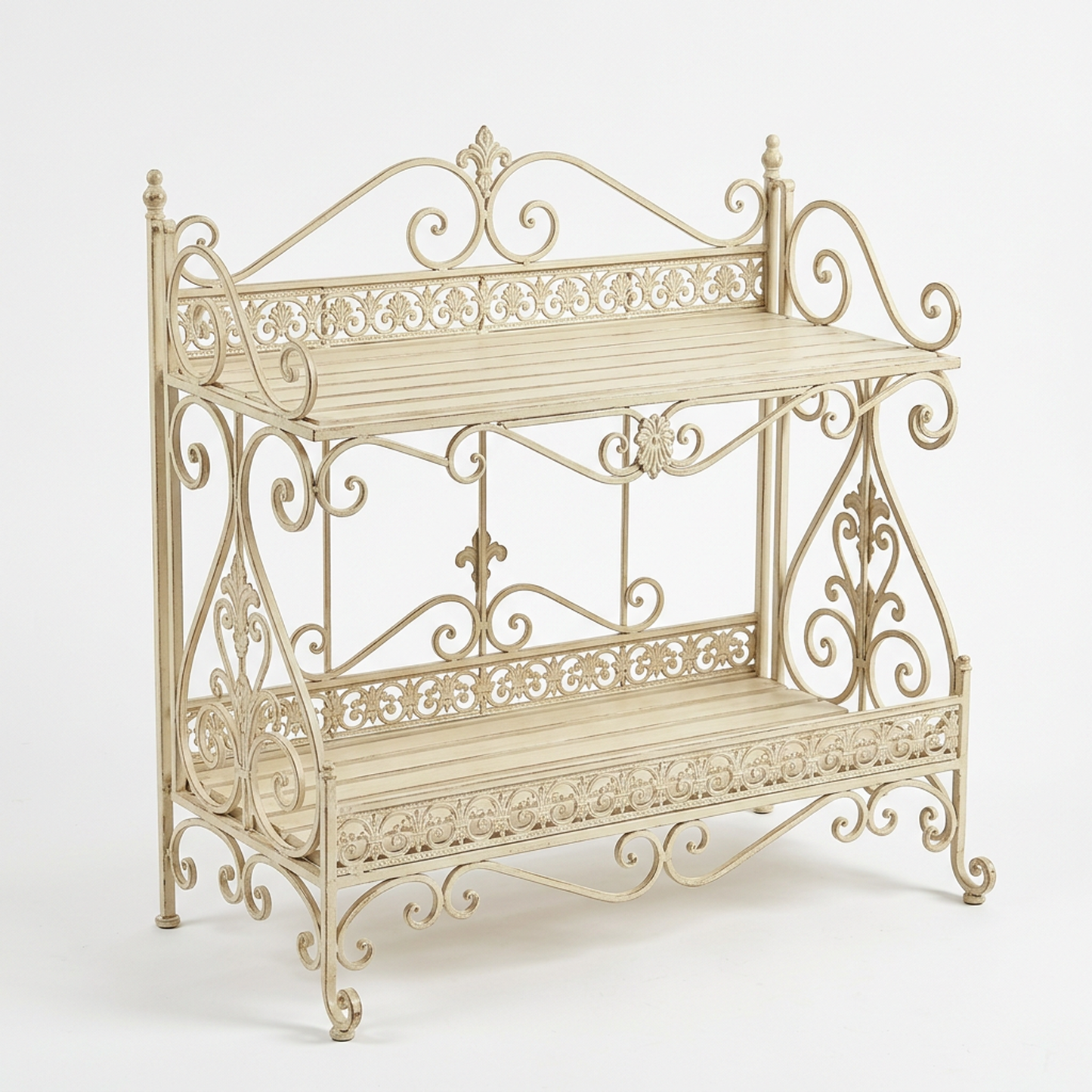 French Vintage Kitchen Storage Rack
