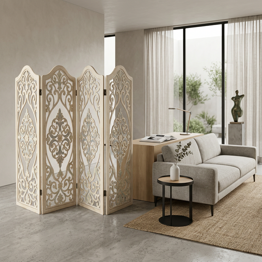 French Vintage Folding Room Divider